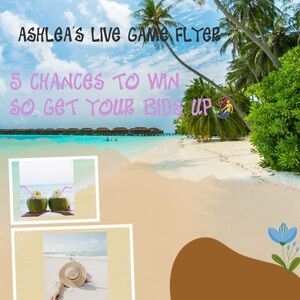 🧜‍♀️ASHLEAS LIVE GAME FLYER PLAY TO WIN & I WILL GIFT YOU